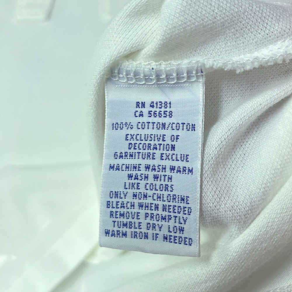 Polo Ralph Lauren Featherweight Mesh Long Sleeve Polo Shirt White Mens Medium - Picture 5 of 6